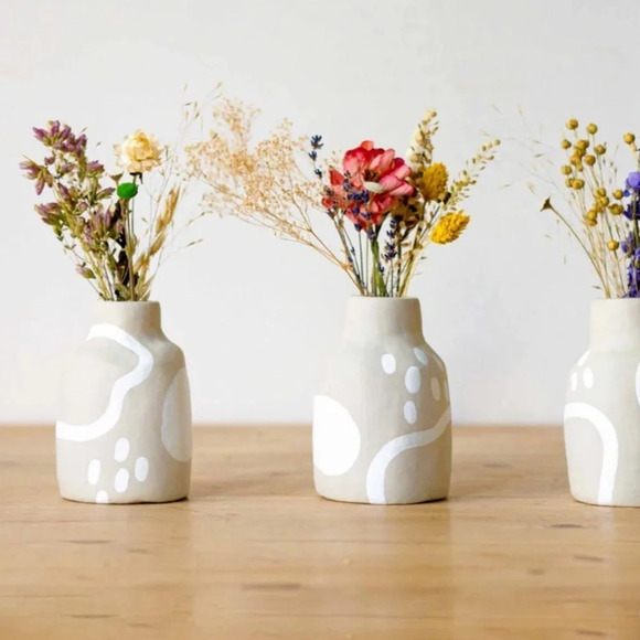 SALE!!! NWT Sculpd Dried Flower Vase Pottery Kit - Picture 3 of 14